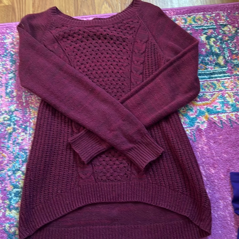 red sweater